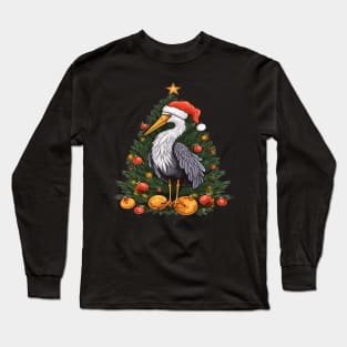 Stork Christmas Long Sleeve T-Shirt